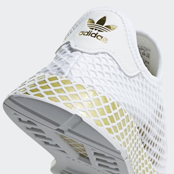adidas deerupt gold white